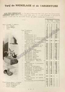 a photograph of the Couesnon catalogue