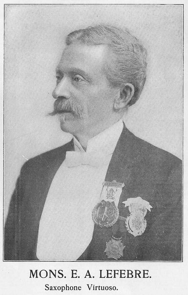 Portrait of Eduard Lefebre.